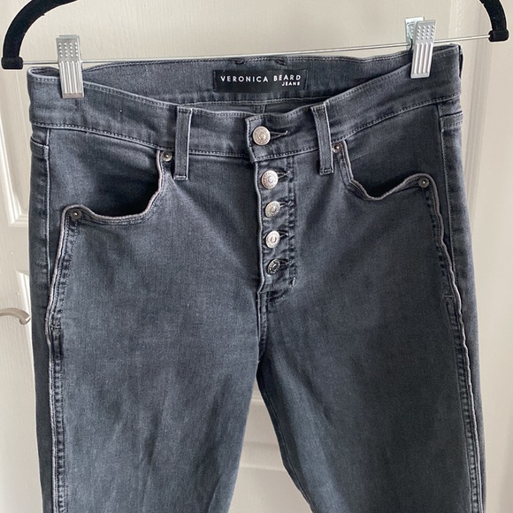 Veronica Beard Debbie Skinny High Rise Jeans with Piping Size 28 - Picture 4 of 10
